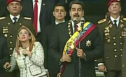 Nicolas Maduro pred poskusom atentata